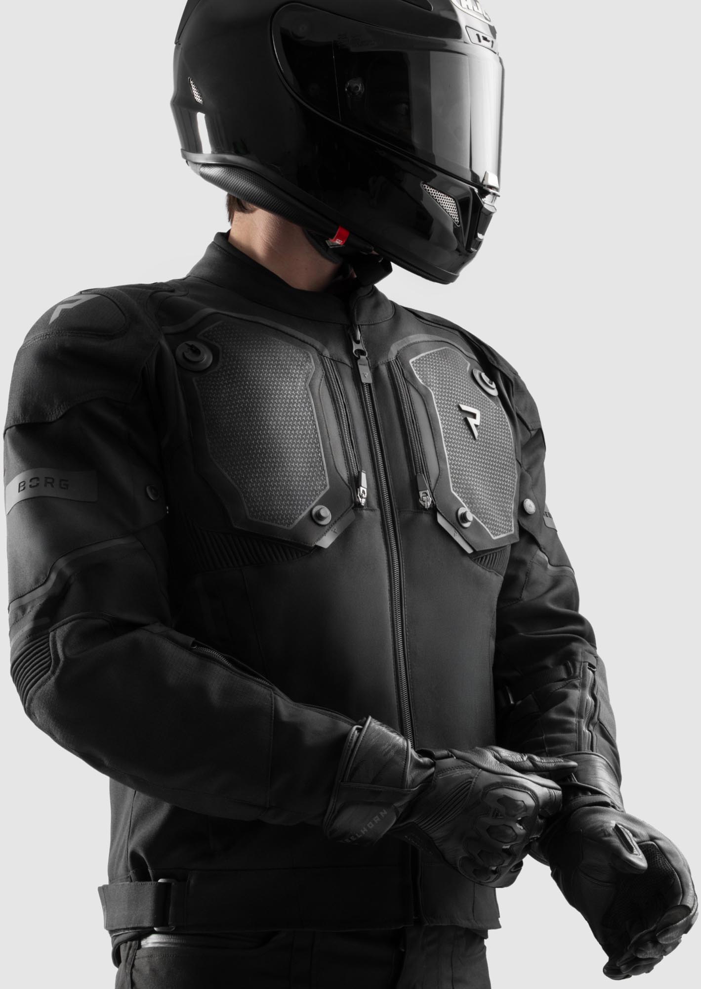 Rebelhorn Borg 2 waterproof Motorcycle Textile Jacket black 10XL Figure 16