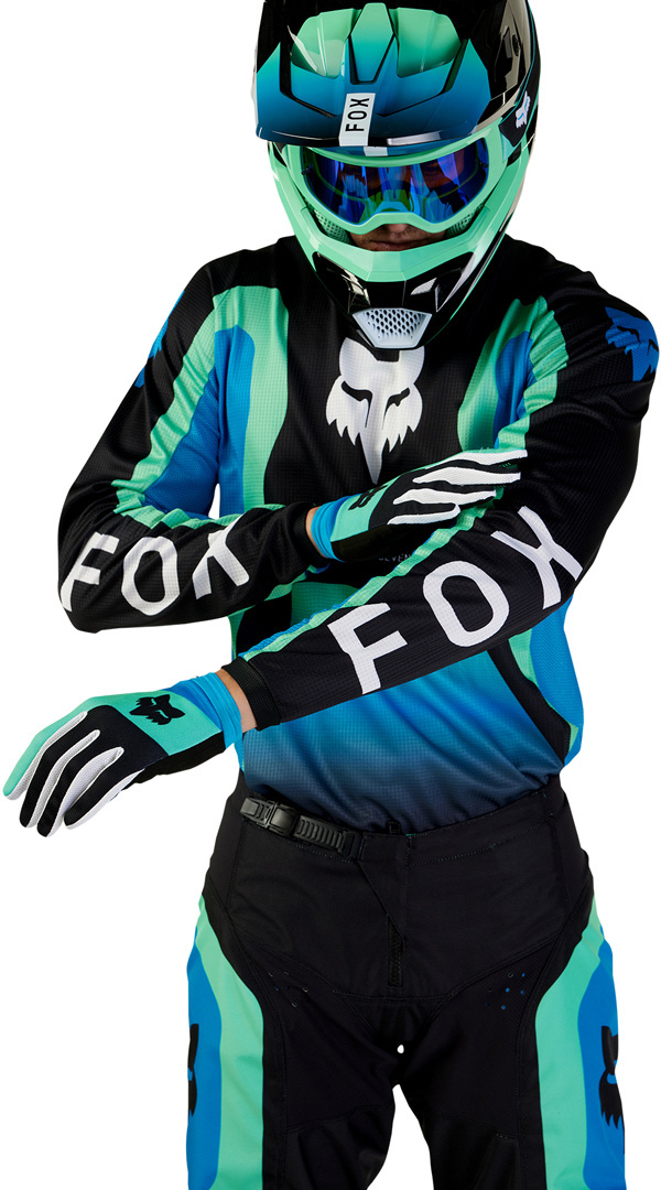 FOX 180 Ballast Motokrosový dres černá/modrá M Obrázek 4