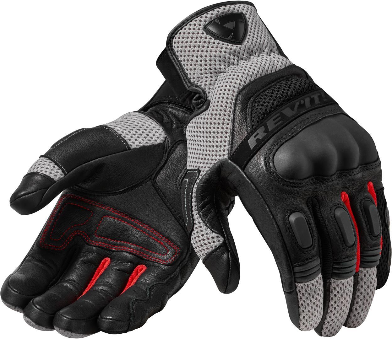 Revit Dirt 3 Motocross handsker sort/rød 2XL Figur 1