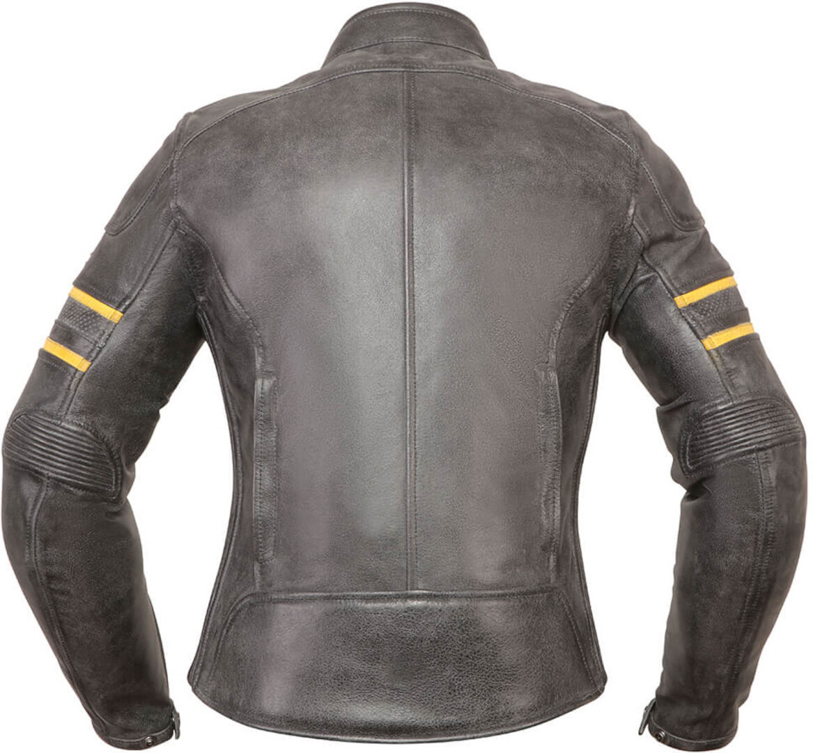 Modeka Iona Giacca donna in pelle moto nero/giallo 36 Figura 2