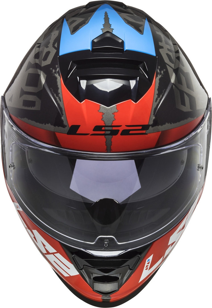 LS2 FF800 Storm Sprinter Helmet black/grey/red L (59/60) Figure 2