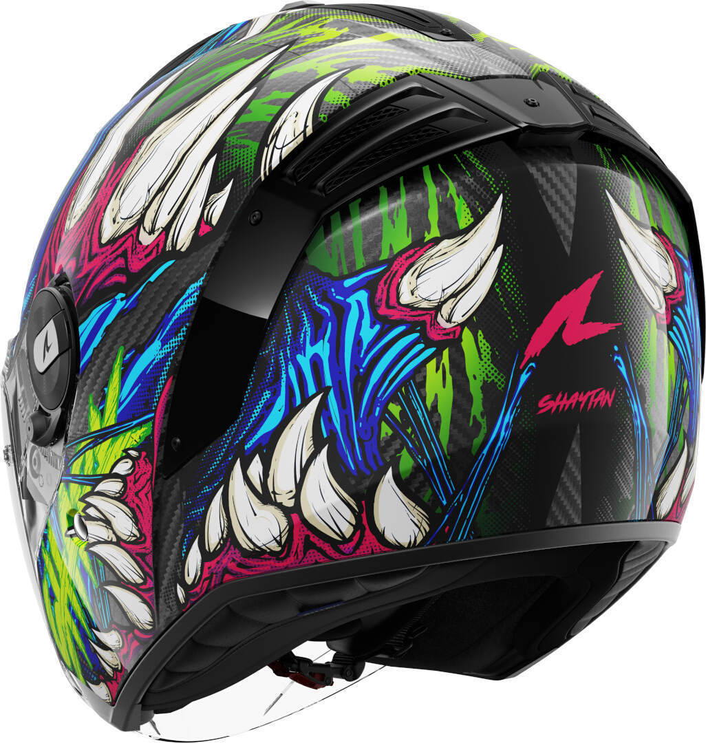 Side view of Shark RS Jet Carbon Shaytan Jet Helmet