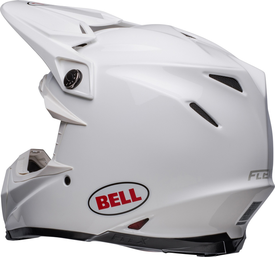 Bell Moto-9s Flex Solid Motocross Helmet white S Figure 6