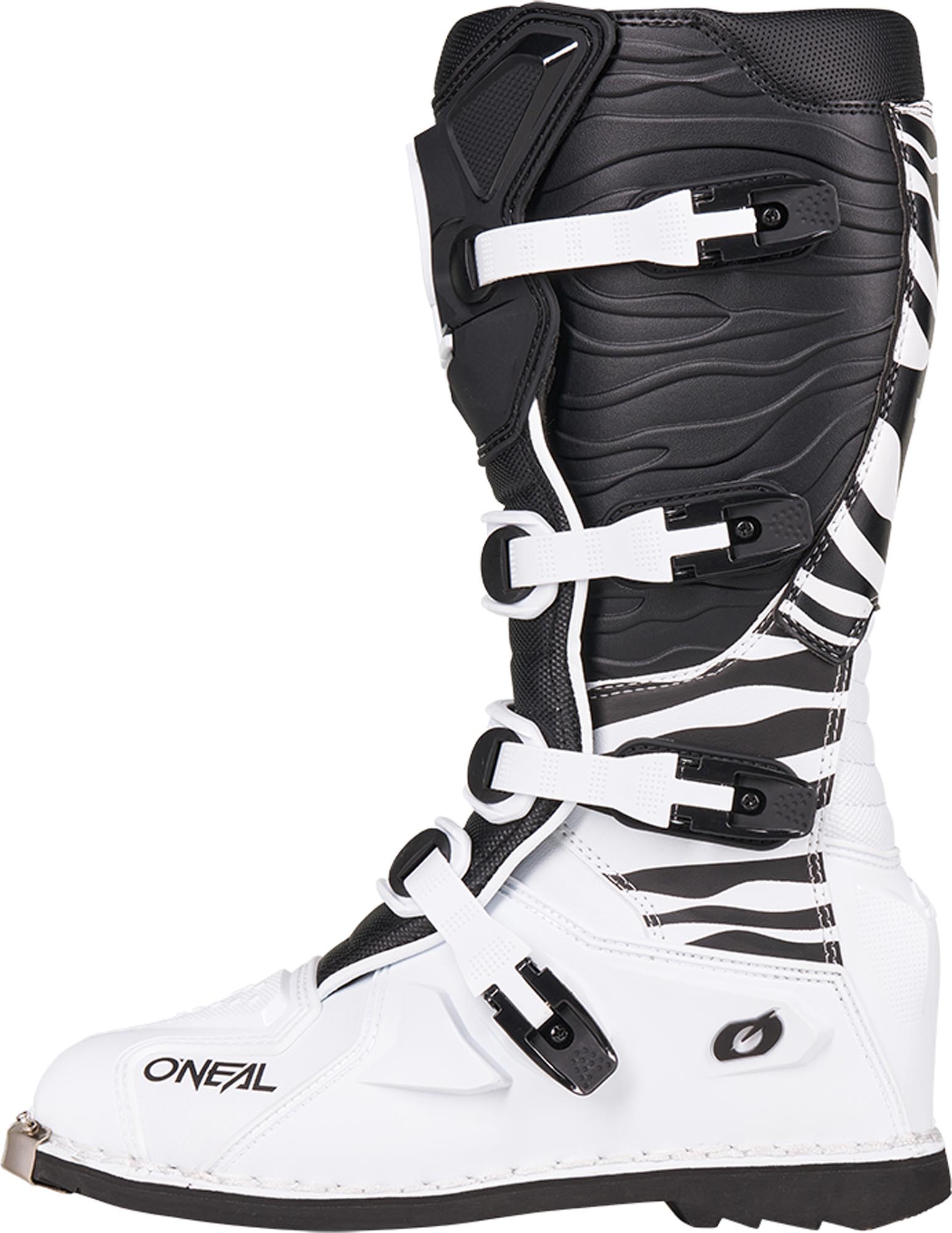 Oneal 3SRS EC Zebra Bottes de motocross Noir/Blanc 45 Figure 1