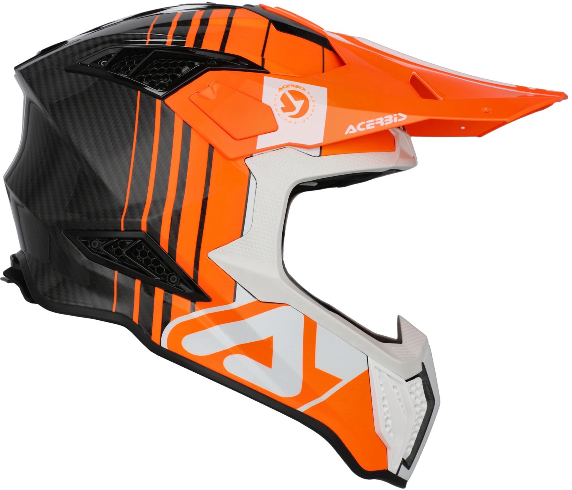 Acerbis Airstrike-C Graphic Carbon Casque de motocross orange/blanc XXL (63/64) Figure 2