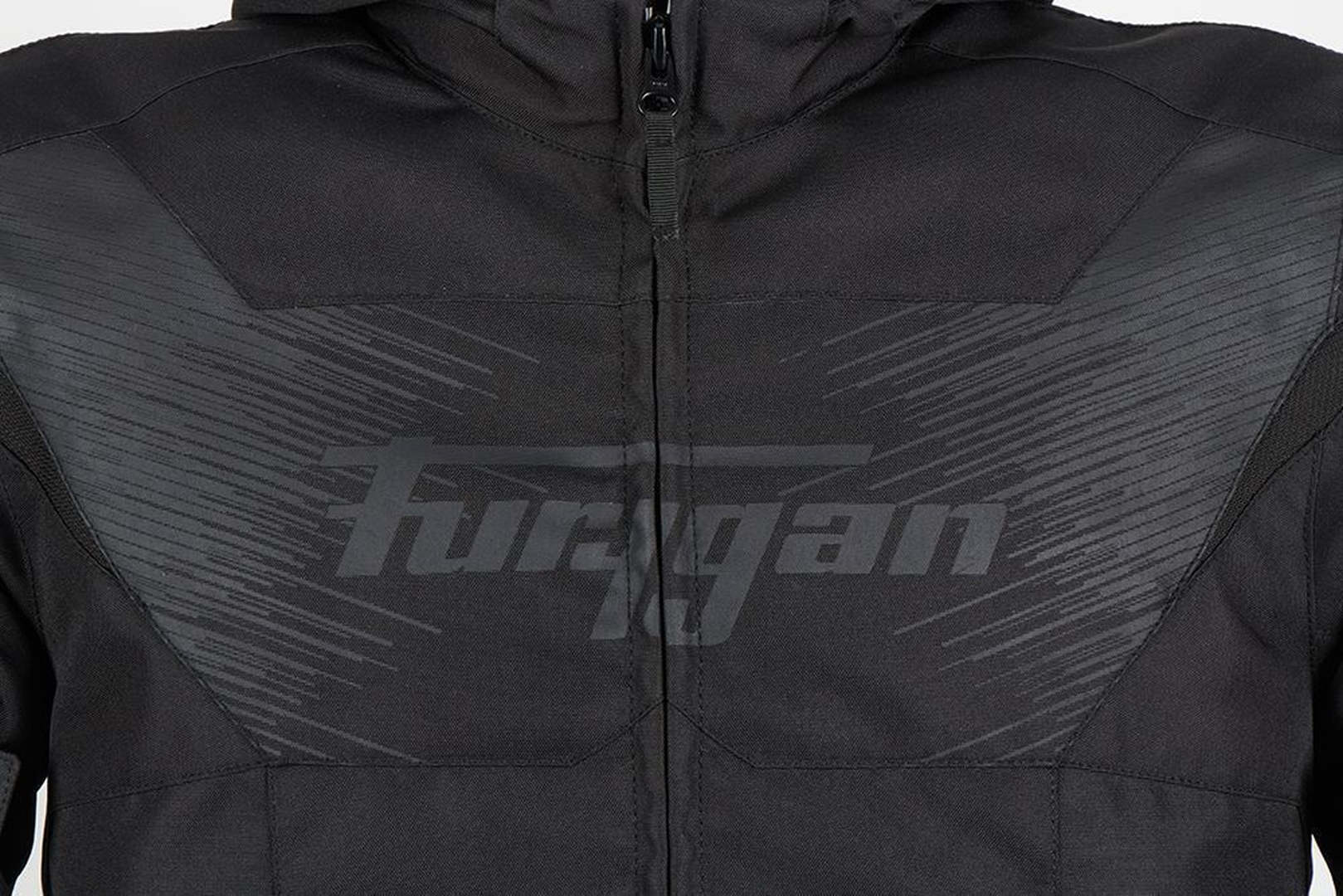 Furygan Shard Wasserdicht Motorrad Textiljacke schwarz 4XL Abbildung 4