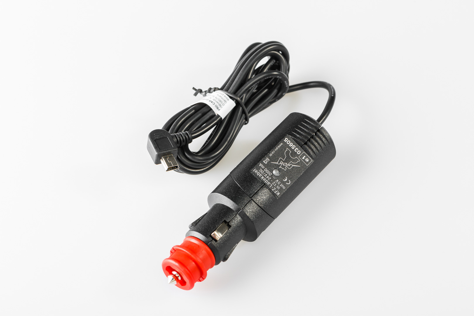 Cablu de încărcare SW-Motech Mini USB - Pentru 12V DIN și priză pentru brichetă. 2000 mA. Figura 1
