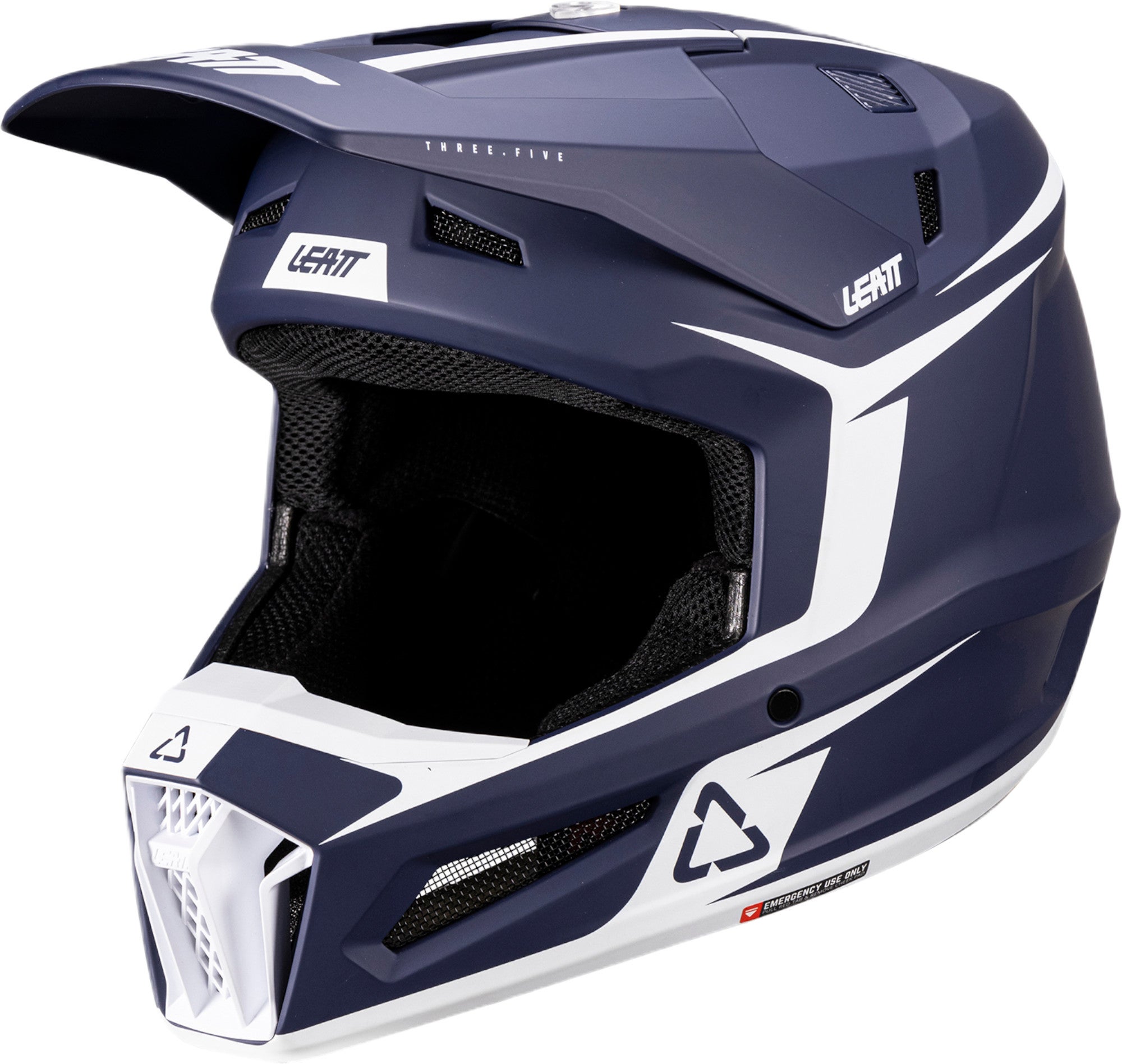 Leatt 3.5 V26 Casque de motocross avec lunettes bleu/blanc XXL (63/64) Figure 6