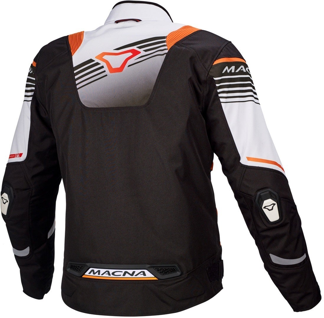 Macna Charger Motorcycle Textile Jacket black/white/orange XXL Figure 2