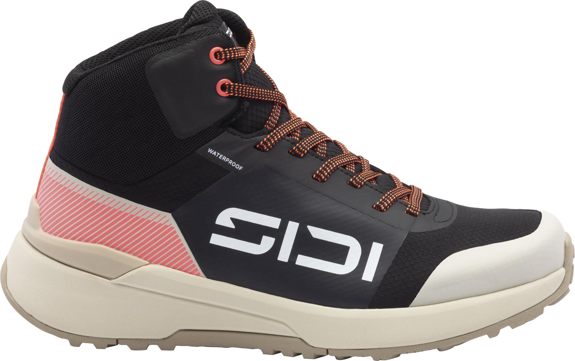 Sidi Fluxx Mid vandtætte motorcykelsko Sort/sand 40 Figur 4