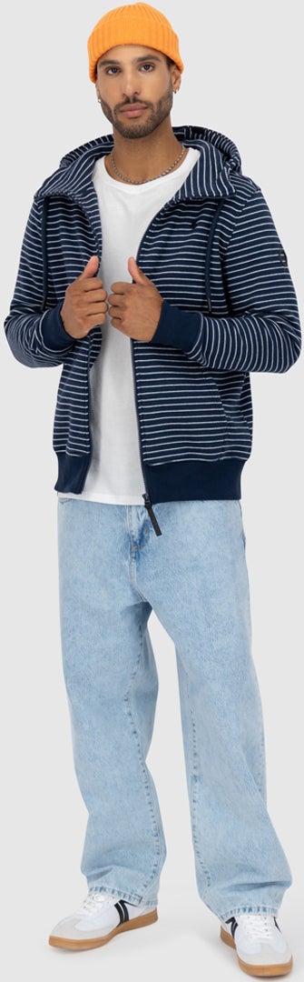 Alife And Kickin TrasherAK Z Zip Hoodie Zip Hoodie dark blue M Figure 6