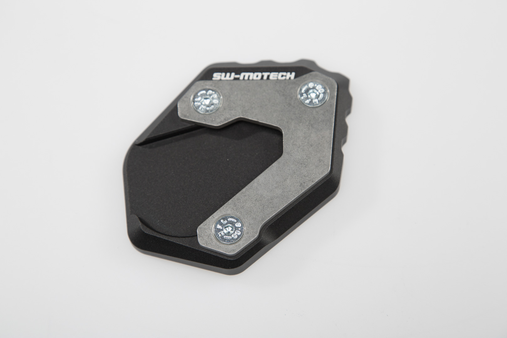 Extensie SW-Motech pentru piciorul lateral - Negru/argintiu. BMW R 1200/1250 GS Adv, Raliu. Figura 1