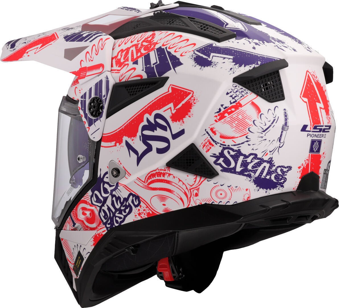 LS2 MX702 Pioneer II Fantasy Casco da motocross L (59/60) Figura 4
