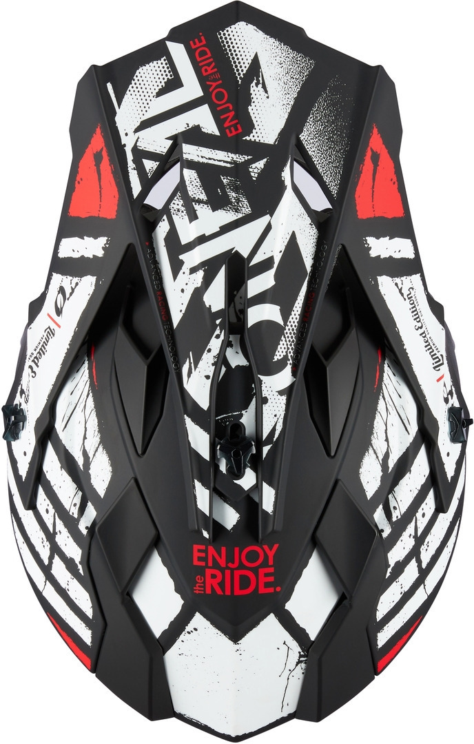 Oneal 2Series Glitch Motocross hjälm svart/vitt XXL (63/64) Figur 2