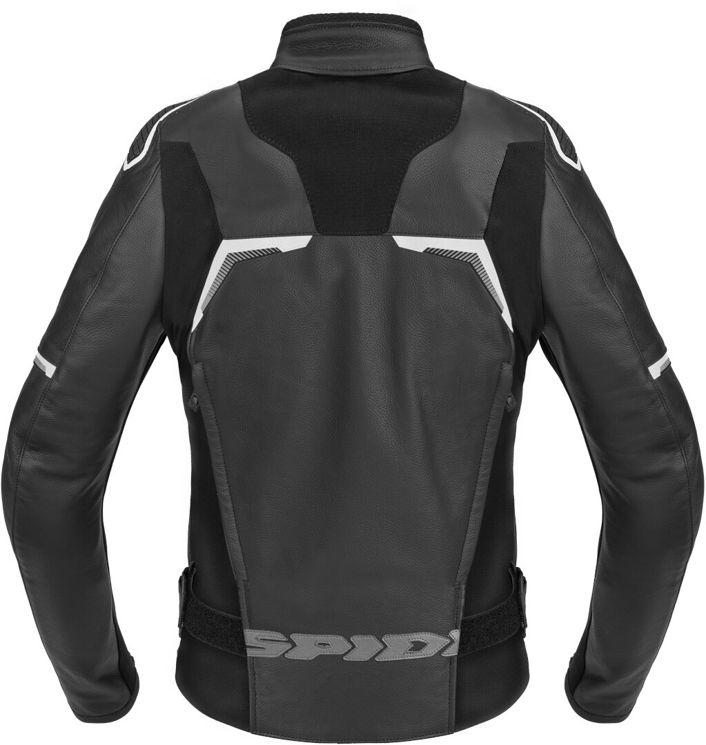 Spidi Evorider 3 Ladies Motorcycle Leather Jacket black/white 44 Figure 2
