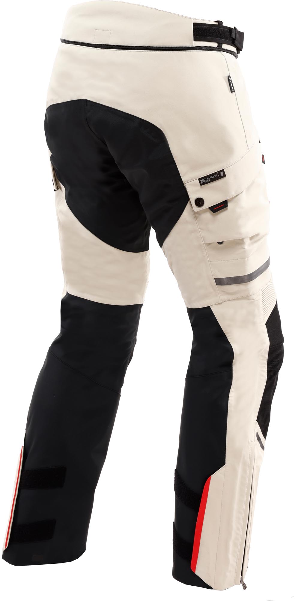 Dainese Super Expedition Gore-Tex Pantalon textile de moto imperméable rouge/beige 64 Figure 2