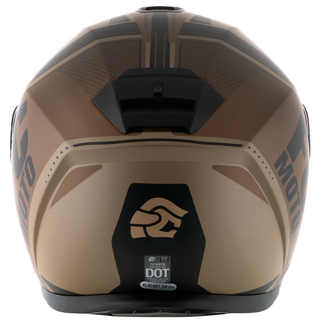 FC-Moto Novo Circuit Helmet brown/black S (55/56) Figure 7