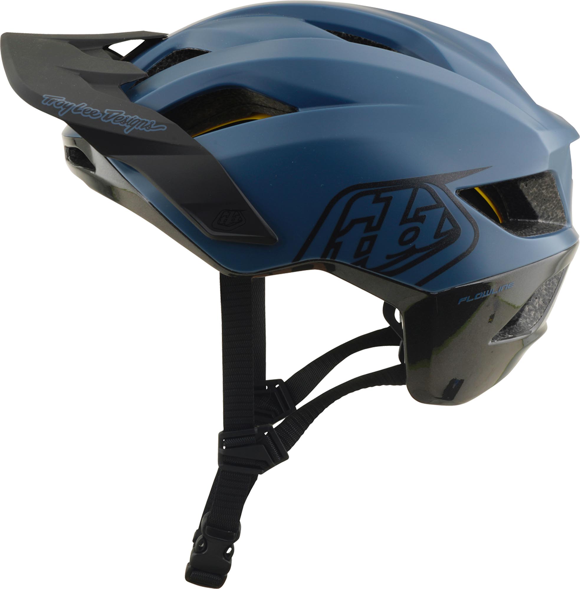 Troy Lee Designs Mips Flowline Point Bicycle Helmet blue matt/black M-L (57/59) Figure 7