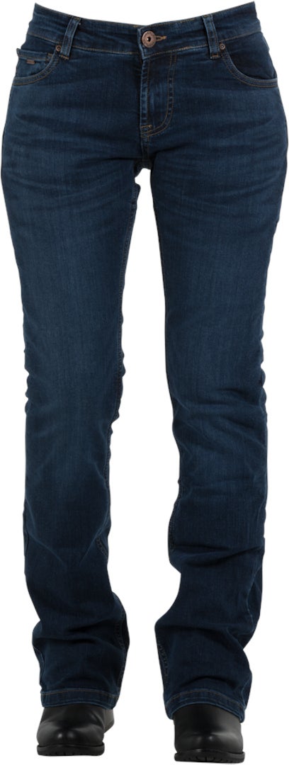 Overlap Donington Jeans da motocicleta das senhoras azul 30 Figura 2