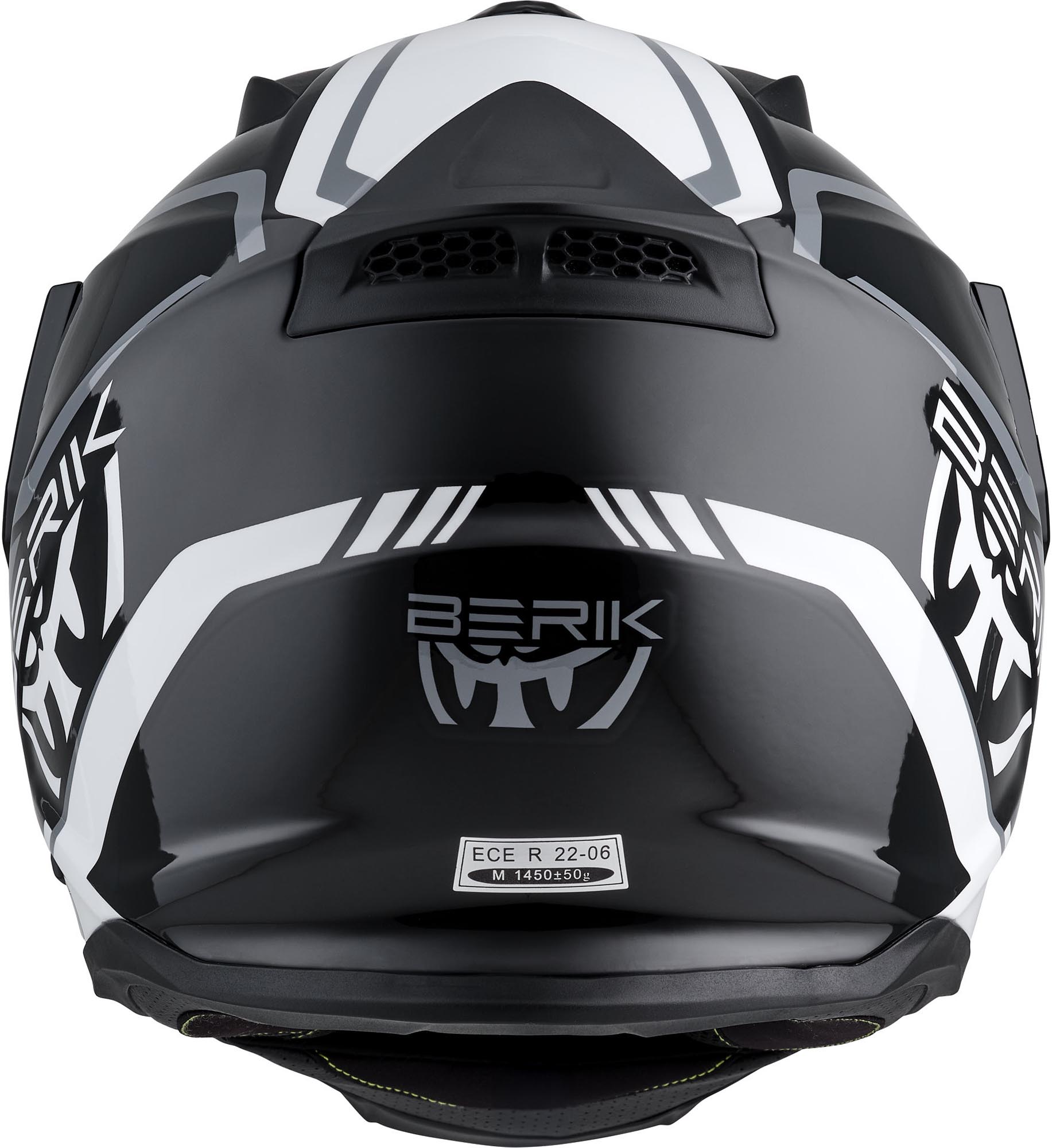 Berik MX313 Volstom Adventure Pro Enduro Hjelm sort/grå/hvid L Figur 4