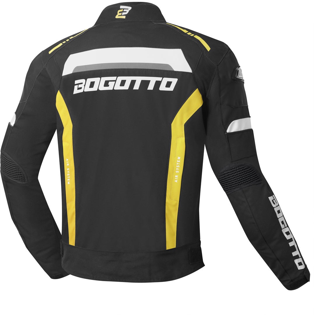 Bogotto GPX waterproof Motorcycle Textile Jacket black/neon-yellow S Figure 2