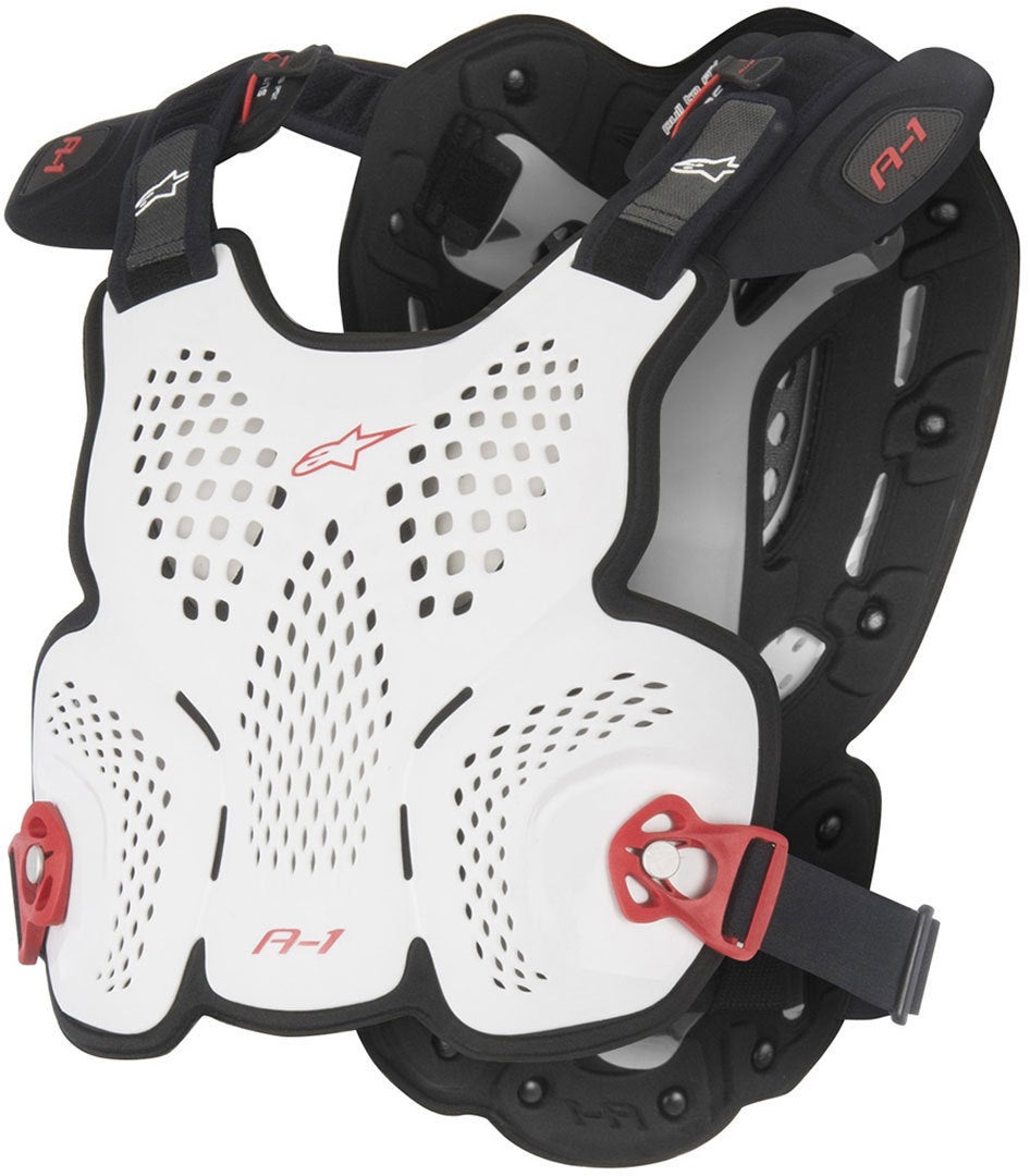 Alpinestars A-1 Chest Protector 2016 white/black XL/XXL Figure 1