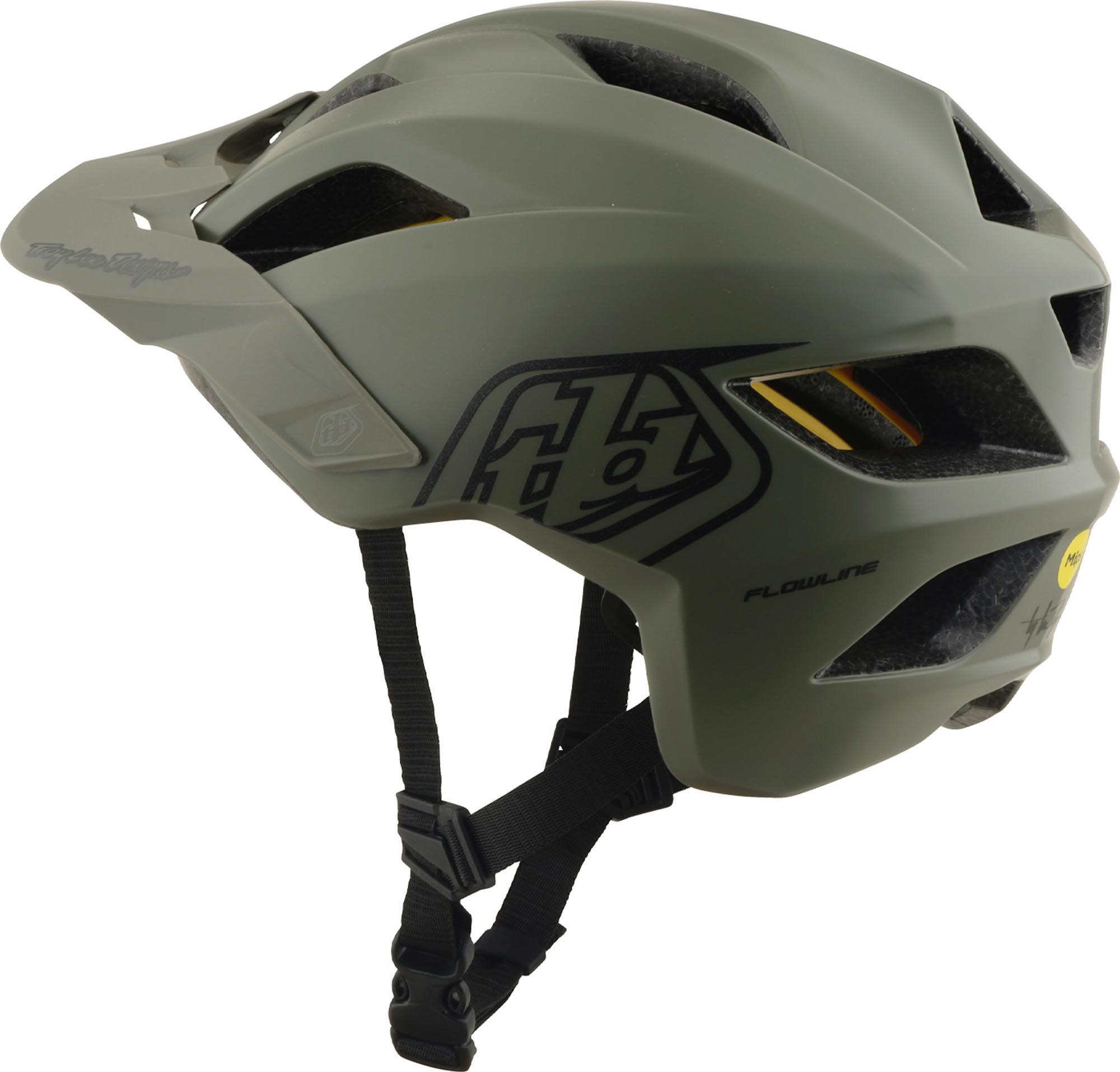 Troy Lee Designs Mips Flowline Point Casco per biciclette giovanili verde opaco 48-53 cm Figura 6