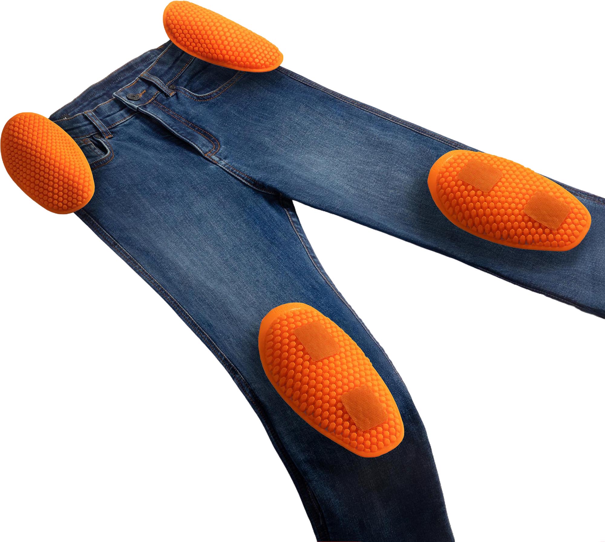 Rebelhorn Classic Damer motorcykeljeans Blå udvasket 42/30 Figur 10