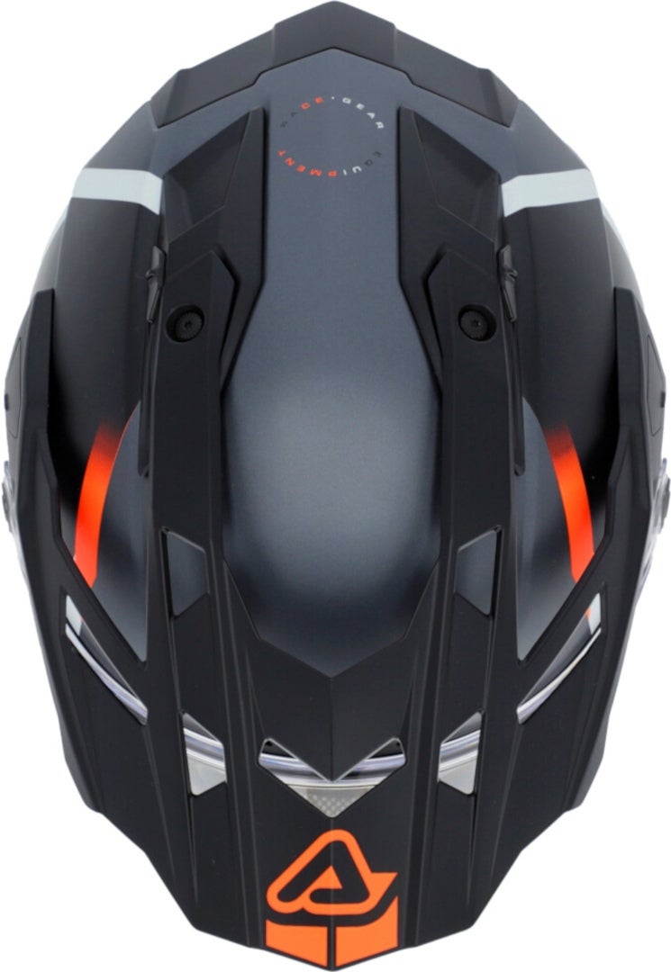 Acerbis Attack Graphic Enduro hjelm sort mat/orange XXL (63/64) Figur 5