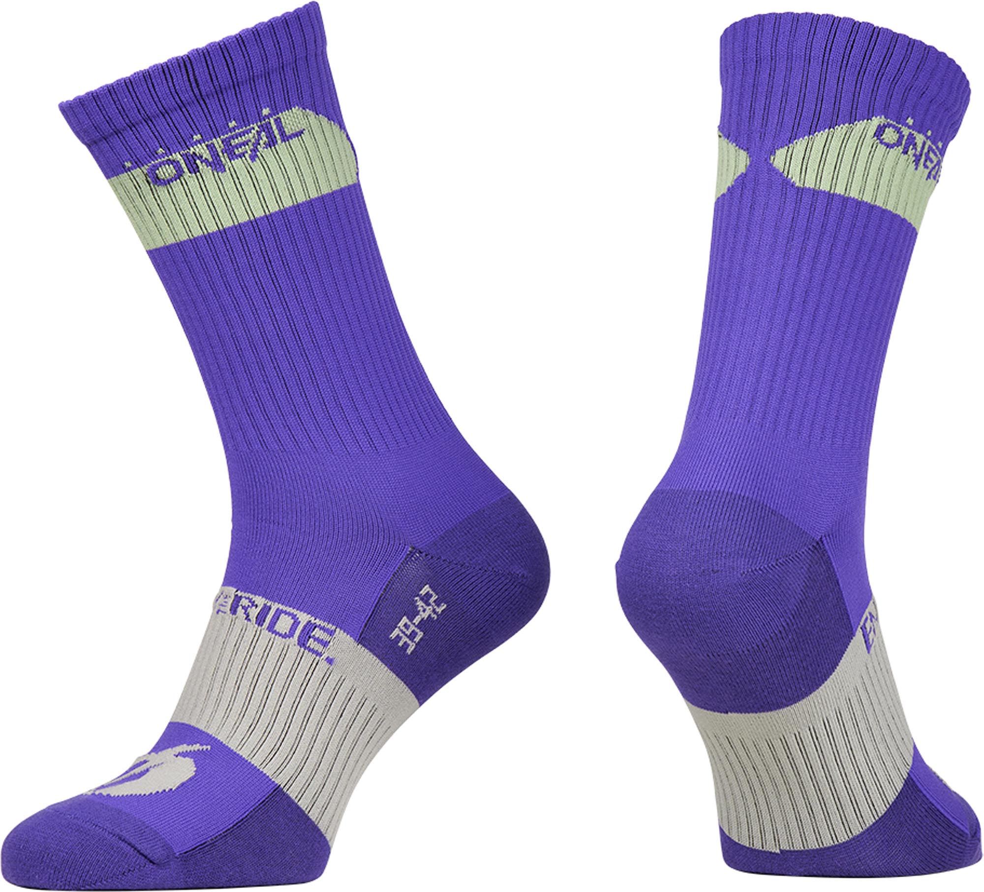 Oneal Perfomance Topo MTB Socken hellgrün/schwarz/lila 39-42 Abbildung 1