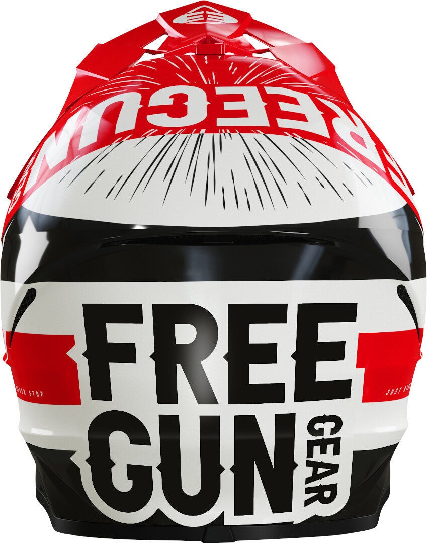 Freegun XP4 Load Motocross hjelm rød/svart/hvit XL (61/62) Figur 2