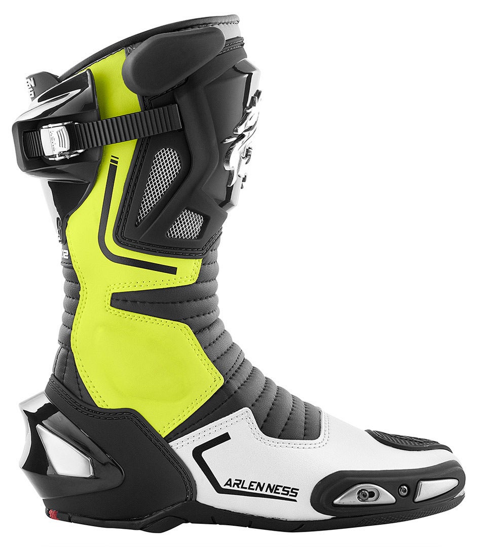 Arlen Ness Sugello Motorcycle Boots black/neon-yellow 41 Figure 2