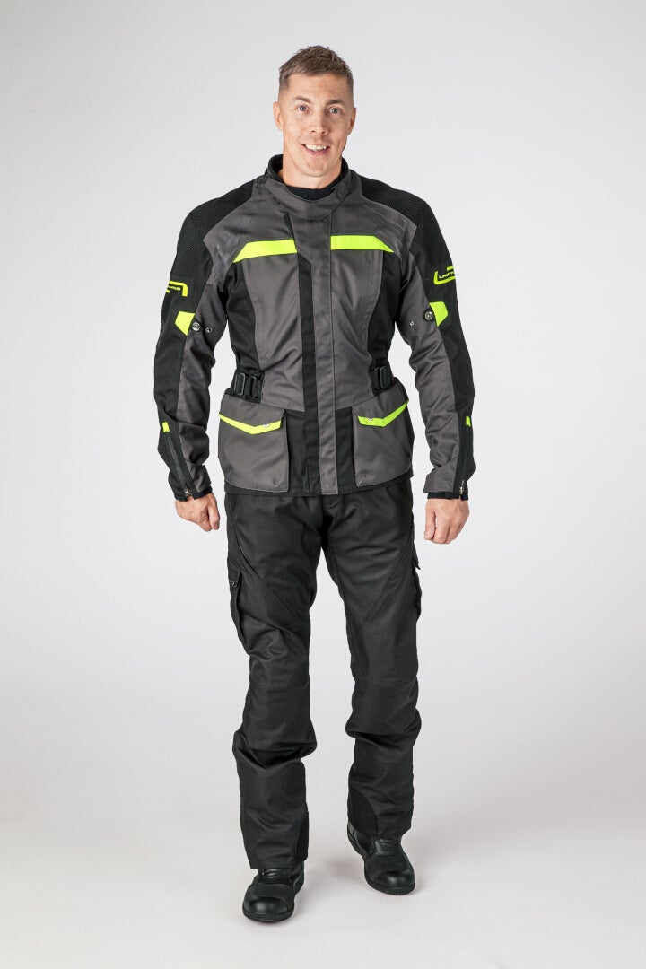 Lindstrands Transtrand waterproof Motorcycle Textile Jacket dark grey/black/yellow 54 Figure 3
