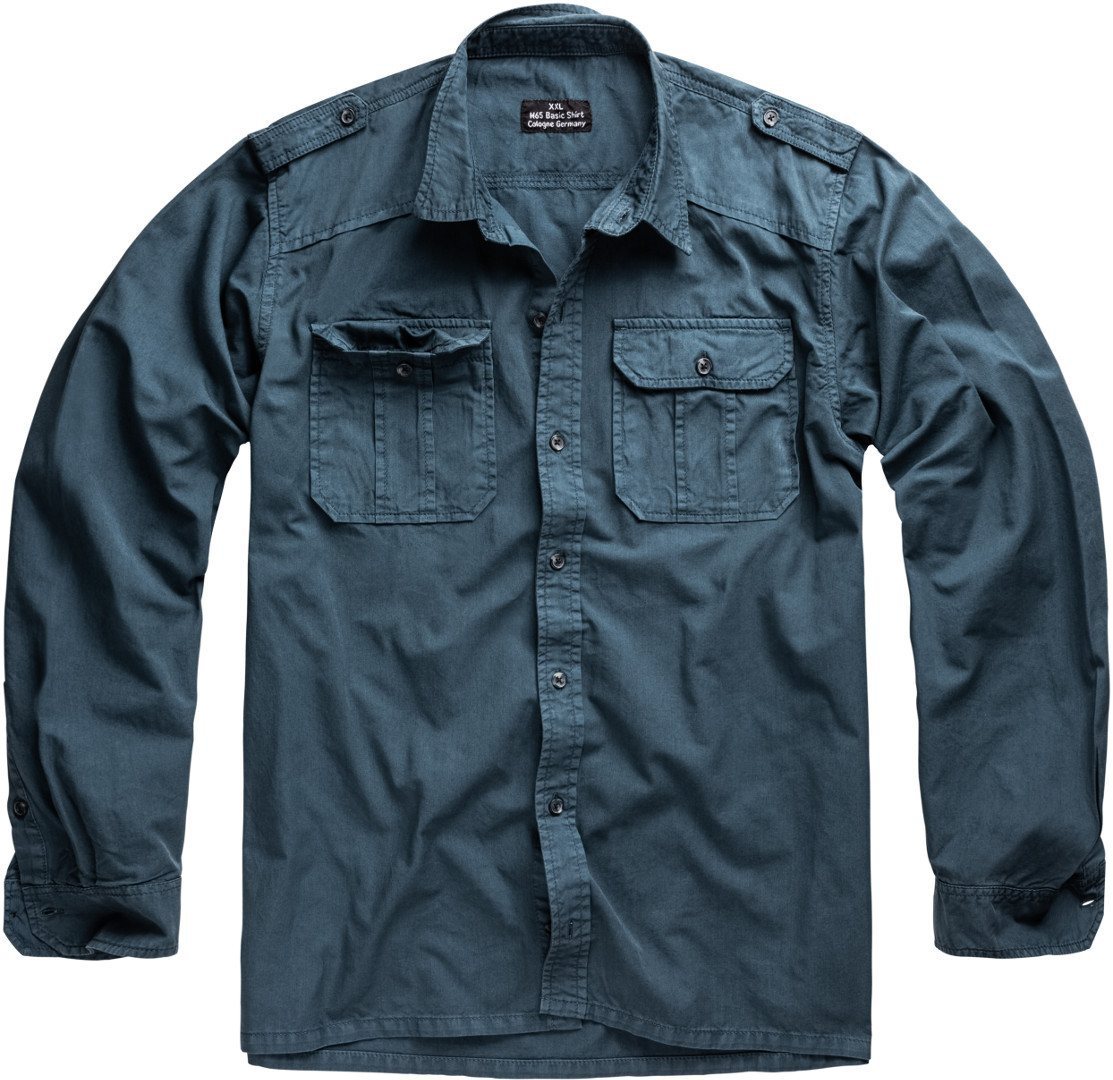 Surplus M65 Basic Long Sleeve 셔츠 네이비 블루 L 그림 1