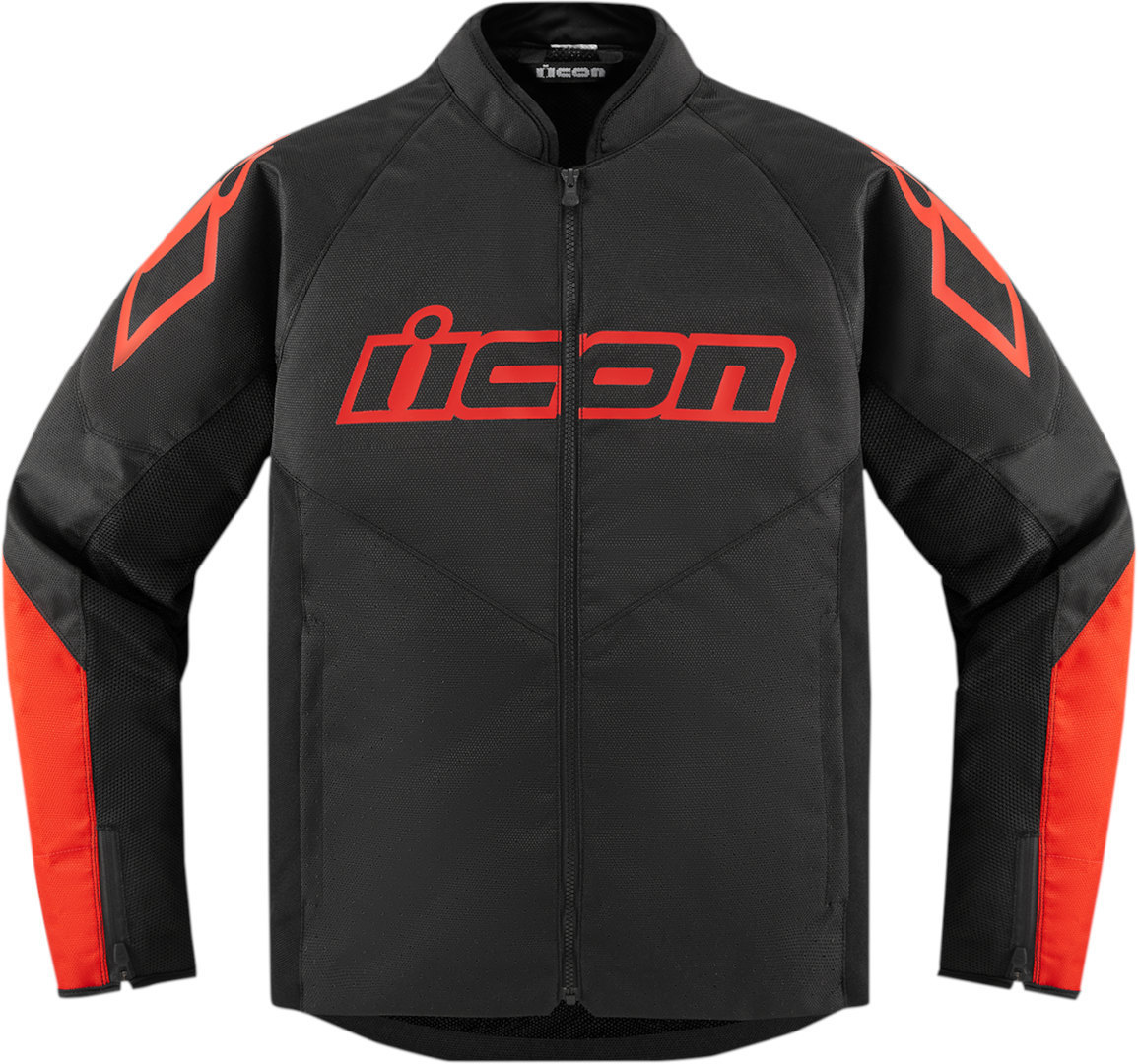 Icon Hooligan Motorcycle Textile Jacket black/red XL Figure 1
