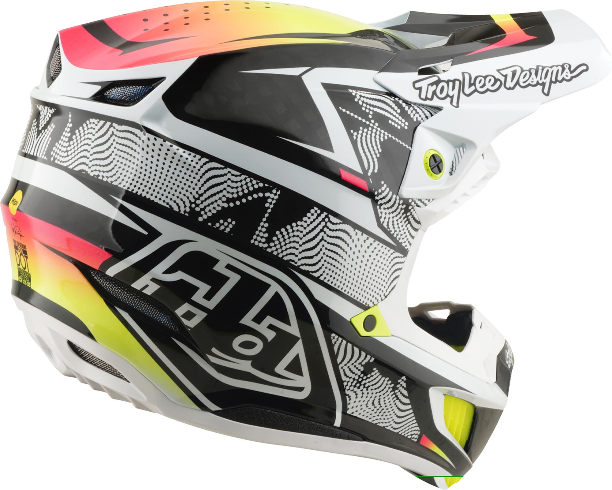 Troy Lee Designs SE5 Carbon MIPS Lined Up Casco da motocross XL (60/61) Figura 4