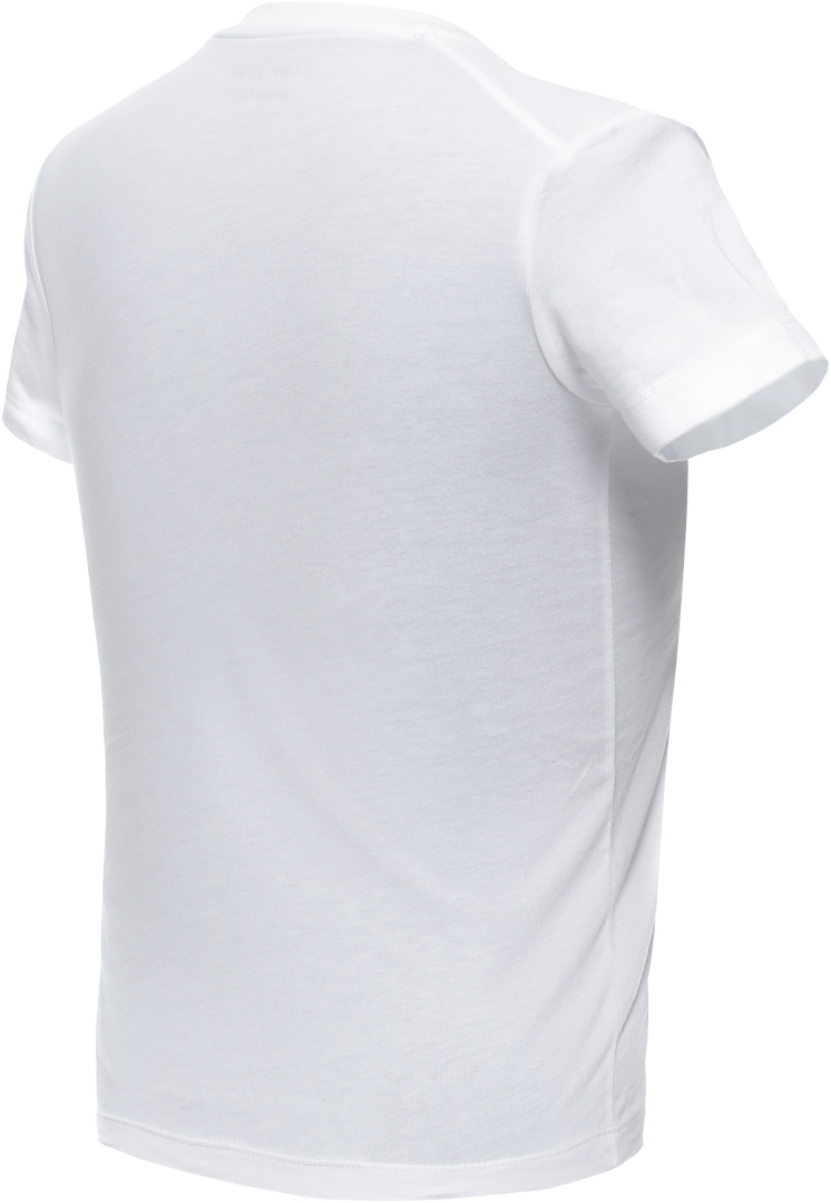 Dainese Logo T-shirt för barn vit/svart YXXS Figur 2