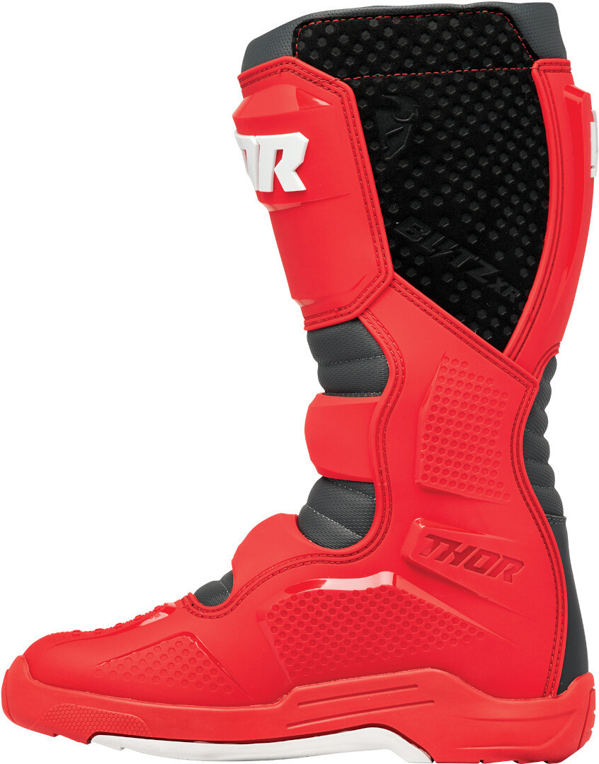Thor Blitz XR MX Motocross støvler rød/sort 12 Figur 3