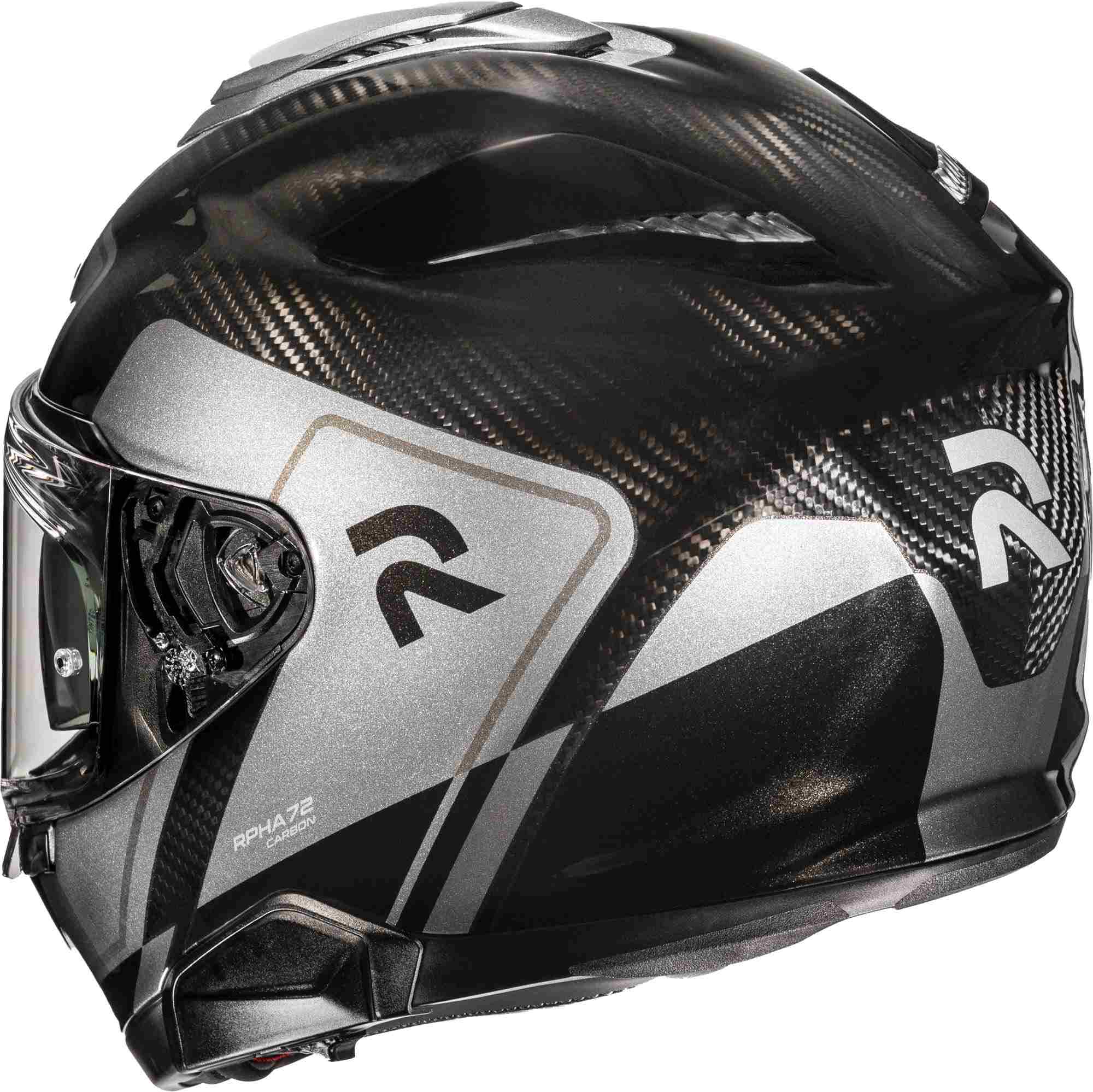 HJC RPHA 72 Carbon Fynex Casque Noir/Argent S (55/56) Figure 3