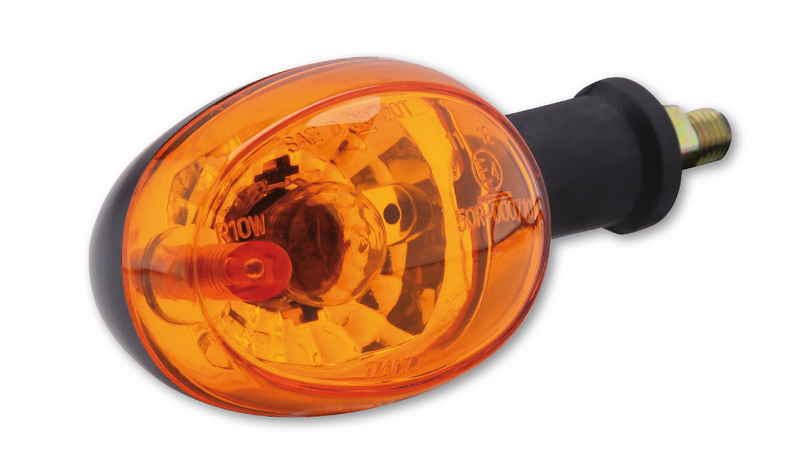 HIGHSIDER Smart Schwarz/Orange Lampindikator Hus Svart / Lens Orange (Par), Fram och Bak Figur 4
