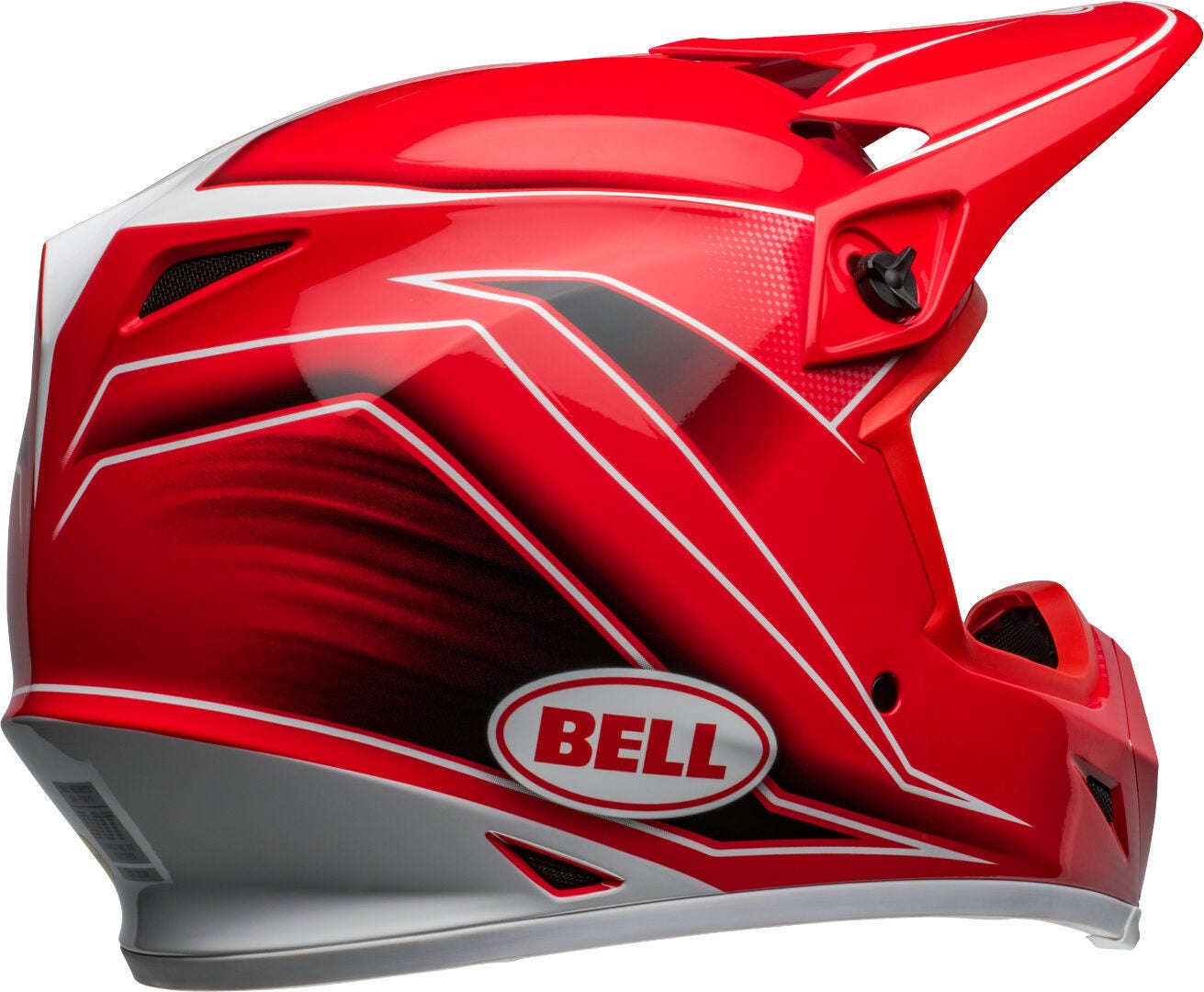 Bell MX-9 Mips Zone Casco Motocross rosso/nero/bianco XL (61/62) Figura 8
