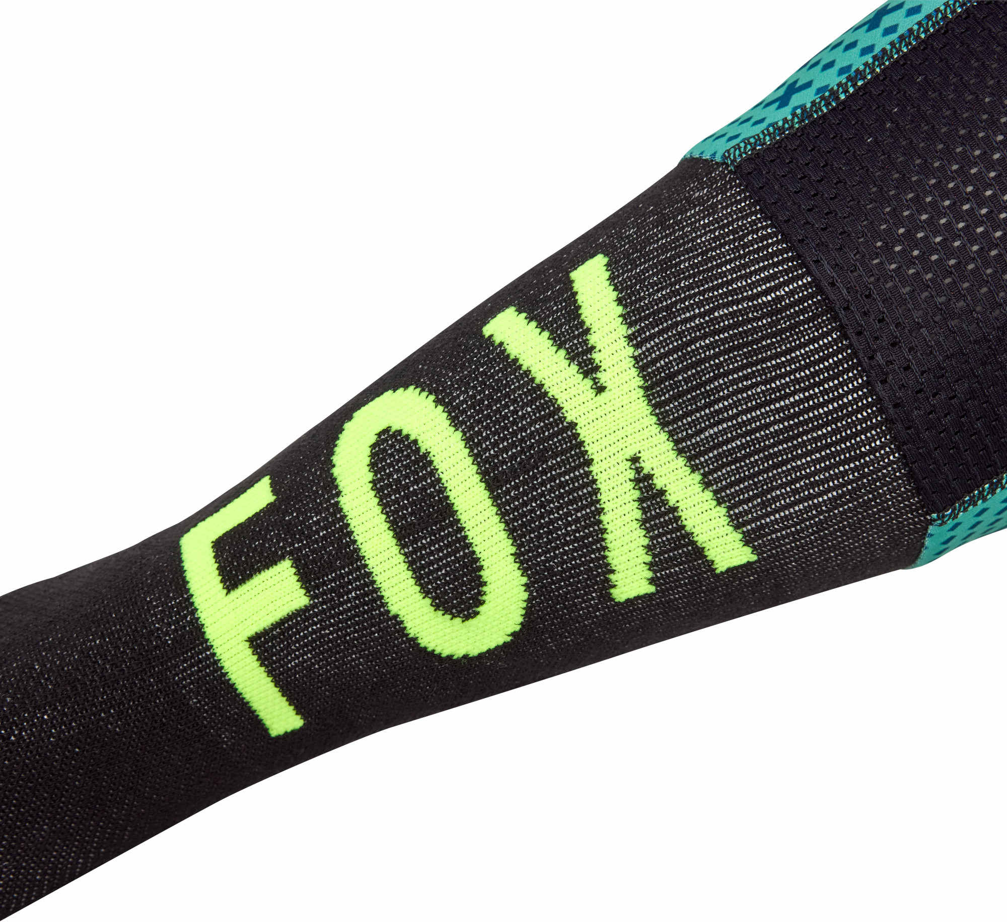 FOX Flexair Fracture KB Motocross Socken blau/grün M Abbildung 3