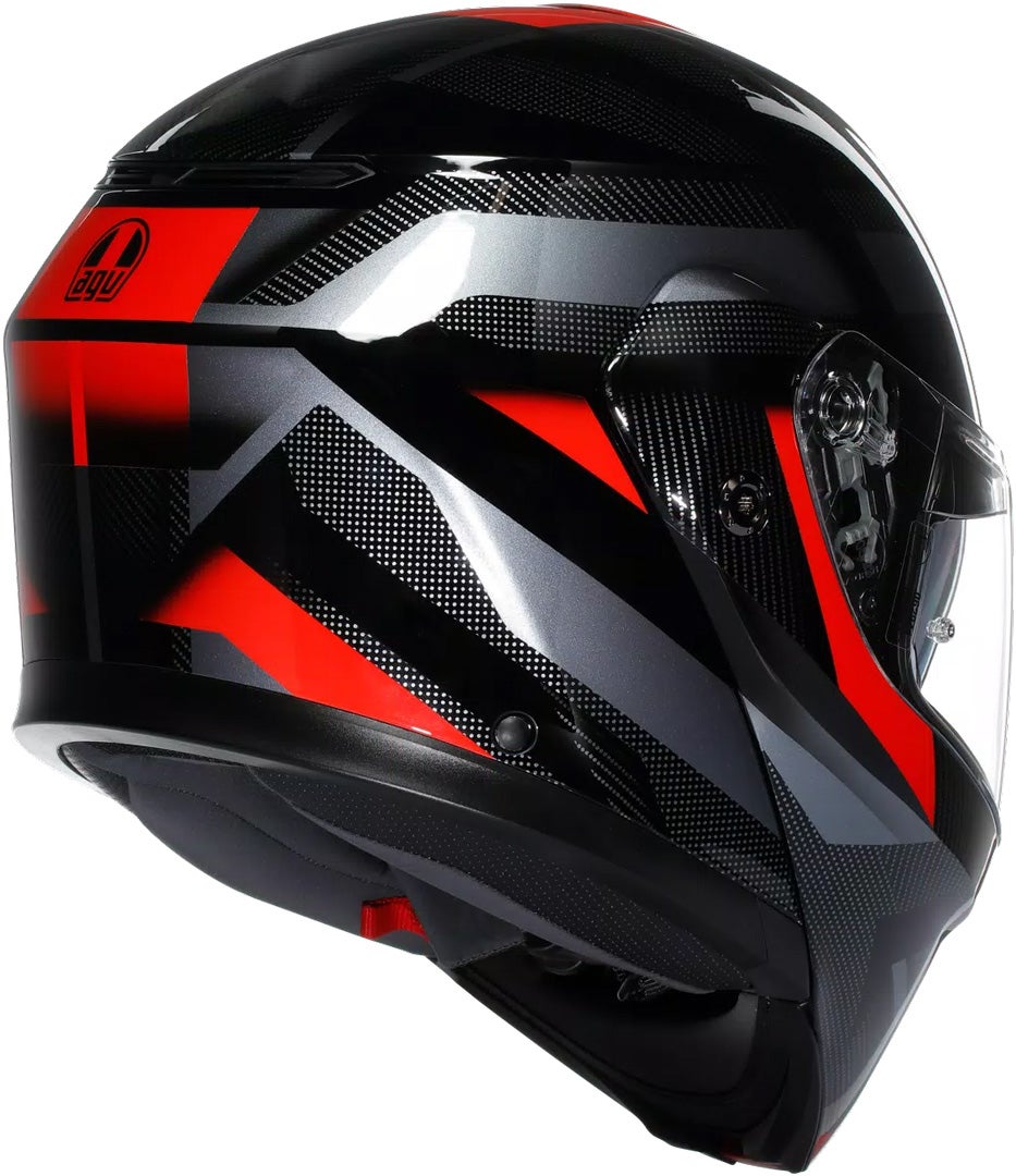 AGV Streetmodular Ledro 2.0 Hjelm sort/rød S (55/56) Figur 6