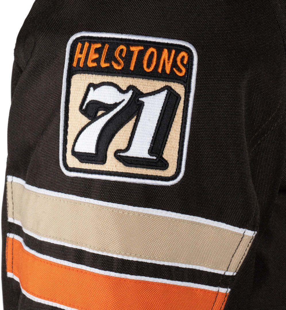Helstons Elron Motorcycle Textile Jacket dark brown/orange 4XL Figure 3