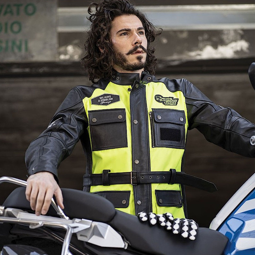 HolyFreedom Quattro Vision Motorcycle Leather/Textile Jacket M Figure 15
