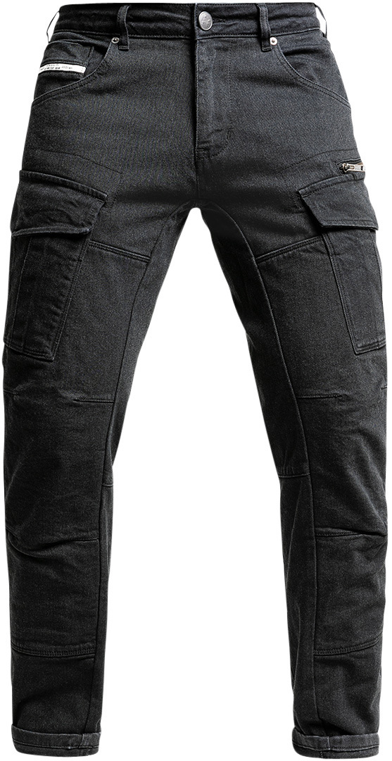 John Doe Defender Mono Damer Motorcykel Tekstil Bukser Sort 25 L32 Figur 2