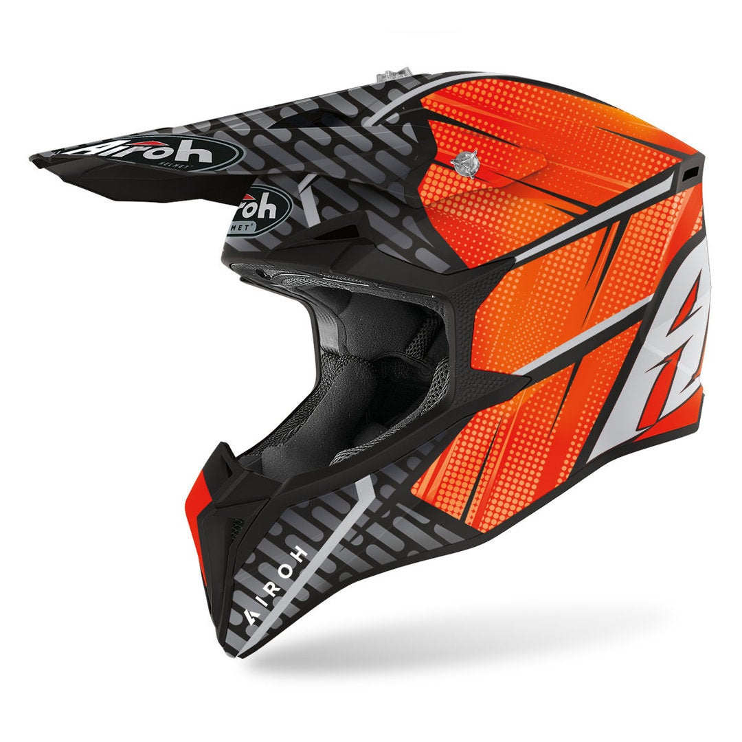 Airoh Wraap Idol Motocross Helm orange matt M (57/58) Abbildung 1