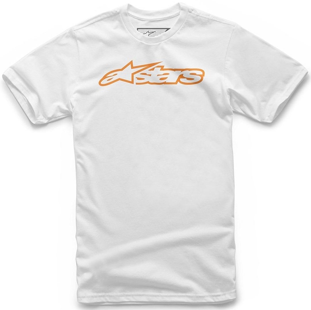 Alpinestars Blaze Tee Barn T-Shirt vit/orange M Figur 1