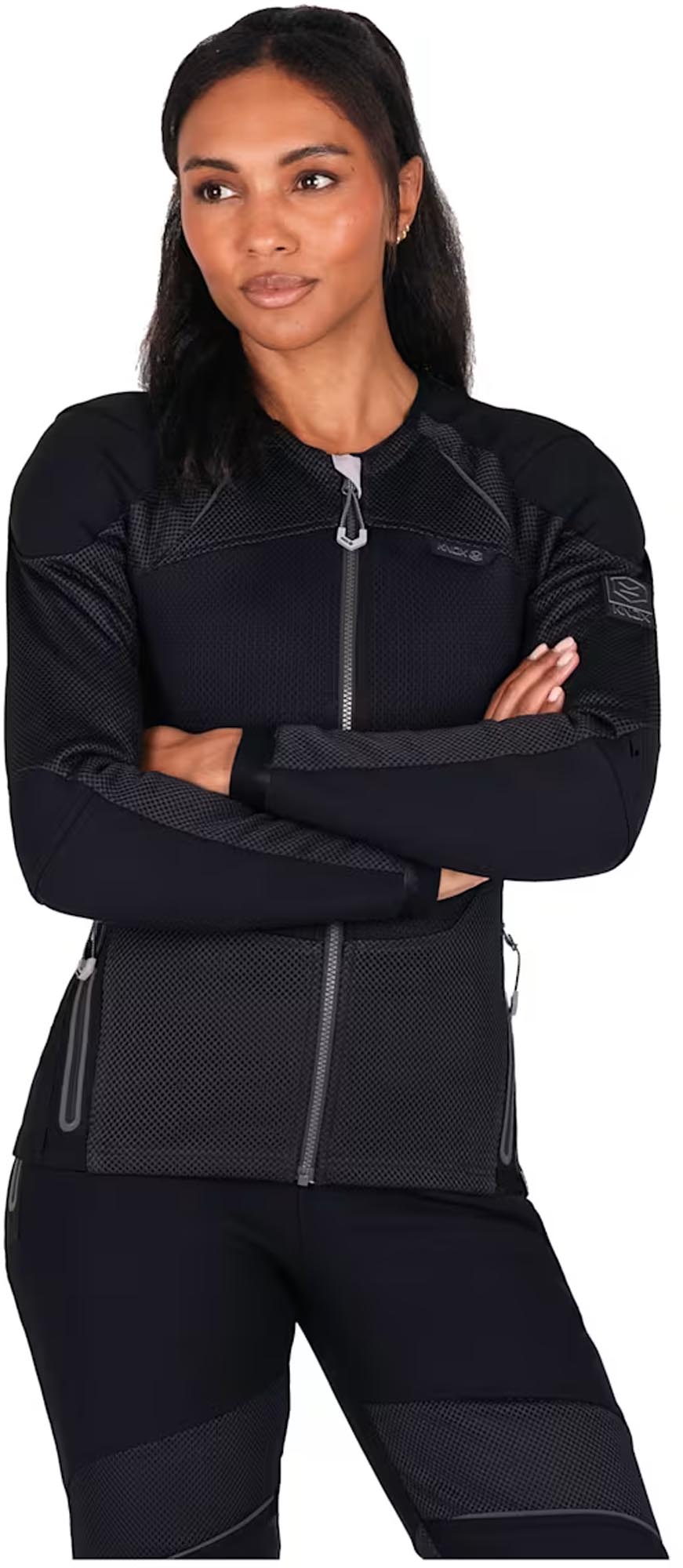 Knox Urbane Pro Move Ladies Motorcycle Textile Jacket black L Figure 3