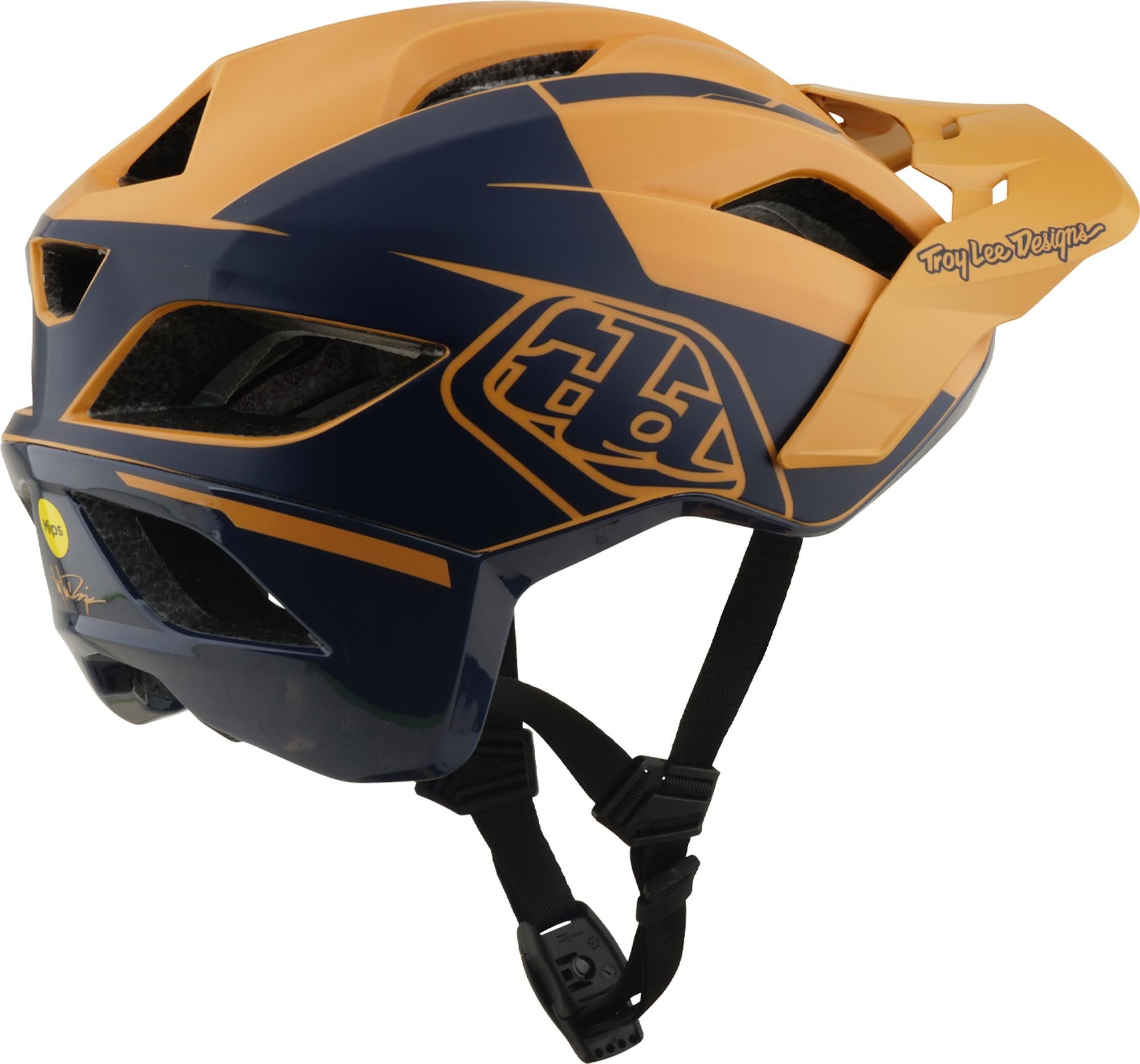 Troy Lee Designs Flowline SE MIPS Hydro Bicycle Helmet yellow/blue XL-XXL (60/63) Figure 3